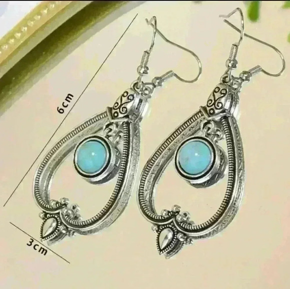 New Silver Bohemian Earrings - Picture 2 of 3